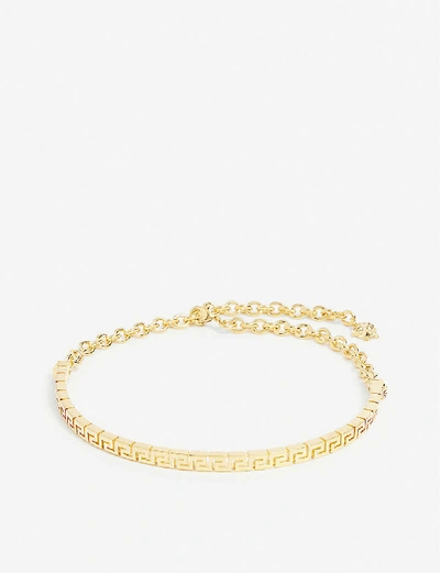 Shop Versace Greca Choker Necklace