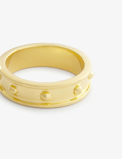 Shop Missoma Calima 18ct Gold-plated Vermeil Silver Ring