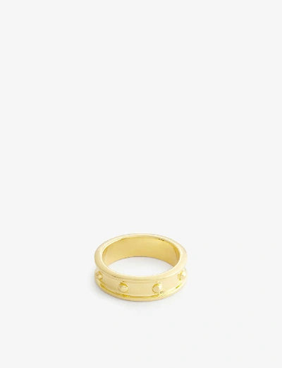 Shop Missoma Calima 18ct Gold-plated Vermeil Silver Ring