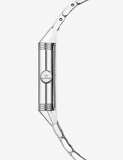Shop Jaeger-lecoultre Womens Silver Q2518140 Reverso Classic Stainless-steel Quartz Watch