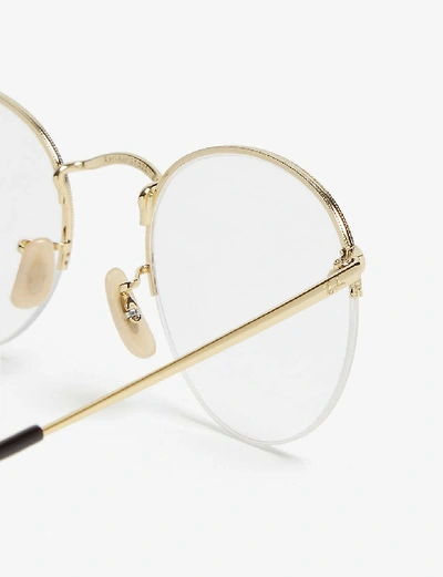 Ray Ban Rb3947v Phantos-frame Glasses In Gold