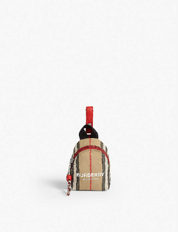 burberry mini backpack charm Azur Blue Vintage Check Jett Key A timeless piece that transcends seasons Backpack Burberry Bag Charms Burberry