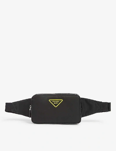 Shop Prada Logo Belt Bag
