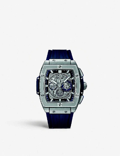 Shop Hublot 641.nx.7170.lr Spirit Of Big Bang Titanium And Rubber Watch