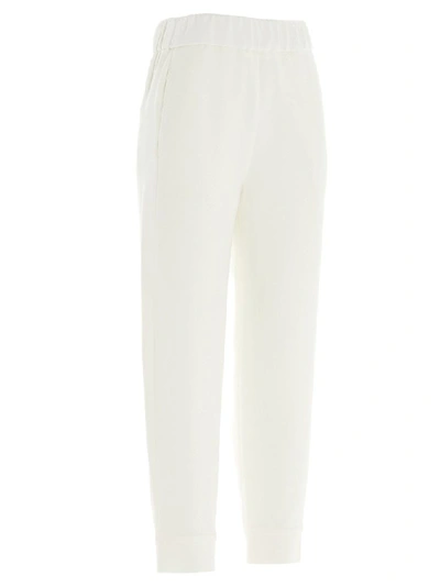 Shop Alberto Biani Women's White Acetate Pants