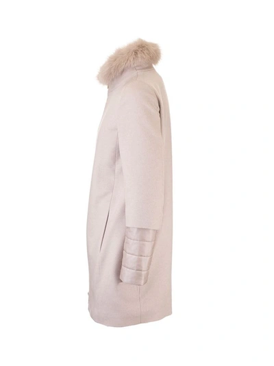 Shop Herno Women's Pink Cashmere Coat
