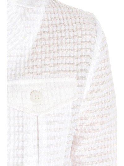 Shop Cecilie Bahnsen Women's White Polyester Jacket