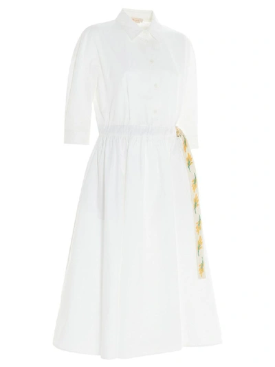 Shop Tory Burch Women's White Cotton Dress