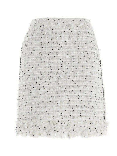 Shop Karl Lagerfeld Women's White Cotton Skirt