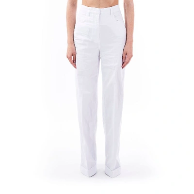 Shop Philosophy Women's White Cotton Jeans