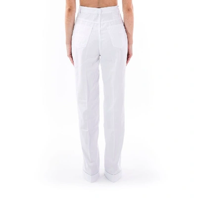 Shop Philosophy Women's White Cotton Jeans