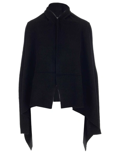 Shop Rick Owens Women's Black Wool Cardigan