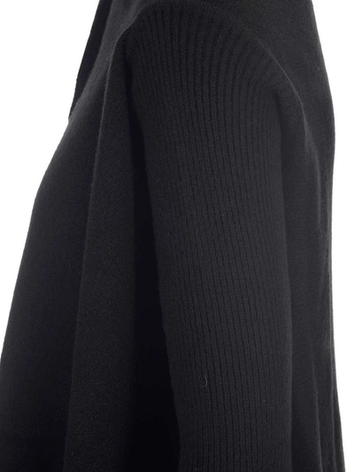 Shop Rick Owens Women's Black Wool Cardigan