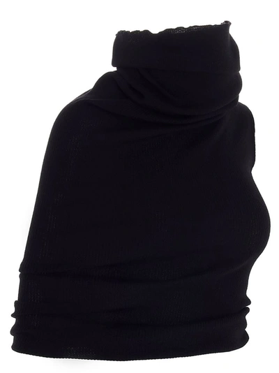 Shop Rick Owens Women's Black Wool Top