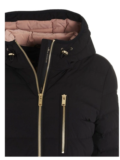 Shop Moose Knuckles Women's Black Polyamide Down Jacket