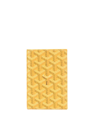 Pre-owned Goyard 2008 Passport Case In Yellow