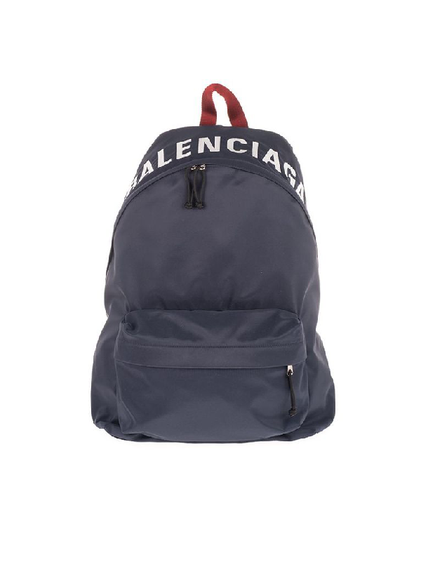 balenciaga backpack blue