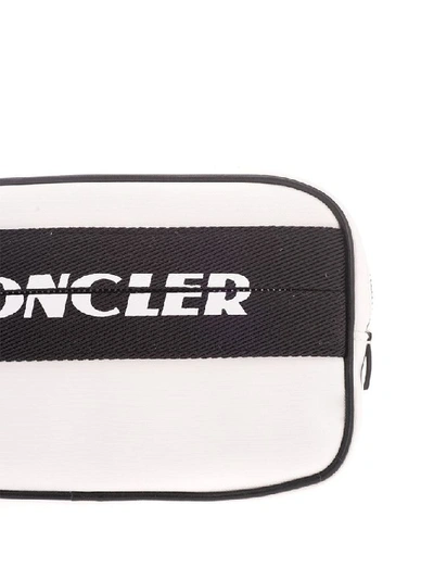 Shop Moncler Men's White Polyester Belt Bag