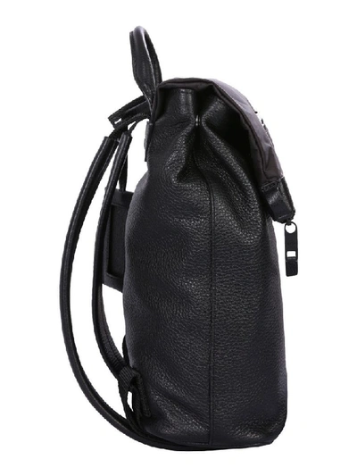 Shop Maison Margiela Men's Black Leather Backpack