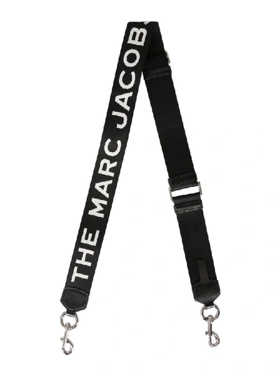 Marc Jacobs Logo-jacquard Webbing Bag Strap In Black | ModeSens