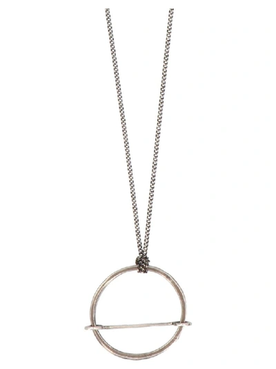 Shop Ann Demeulemeester Women's Silver Silver Necklace