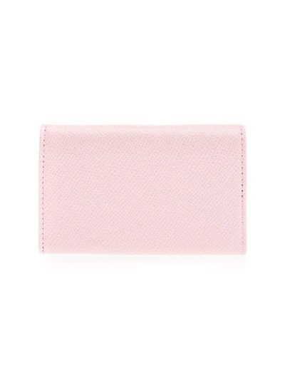 Shop Bulgari Women's Pink Leather Key Chain