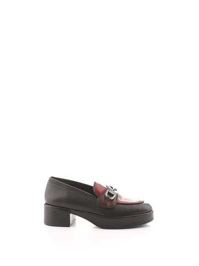 Shop Pons Quintana Women's Black Leather Loafers