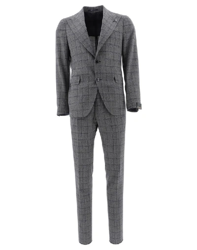 Shop Tagliatore Men's Grey Wool Suit