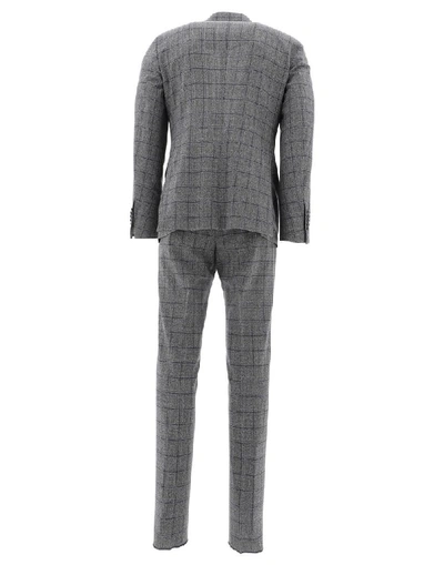 Shop Tagliatore Men's Grey Wool Suit