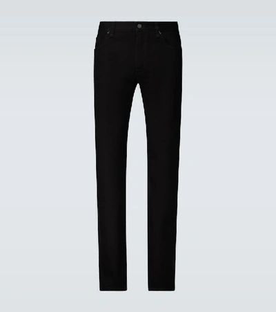 Shop Fendi Ff Degrade Jeans In Black