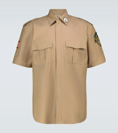 Shop Phipps Forest Guardian Short-sleeved Shirt In Beige
