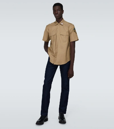 Shop Phipps Forest Guardian Short-sleeved Shirt In Beige