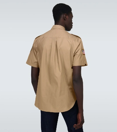 Shop Phipps Forest Guardian Short-sleeved Shirt In Beige