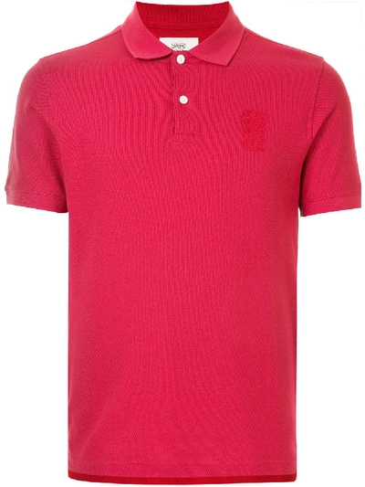 Shop Kent & Curwen Embroidered Logo Polo Shirt In Red