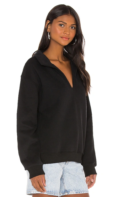 Shop Atoir X Rozalia Collared Sweatshirt In Black