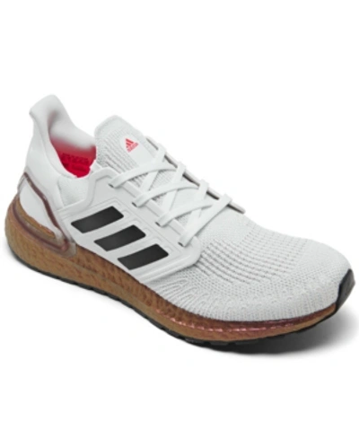 Shop Adidas Originals Adidas Women's Ultraboost 20 Running Sneakers From Finish Line In Footwear White, Core Black