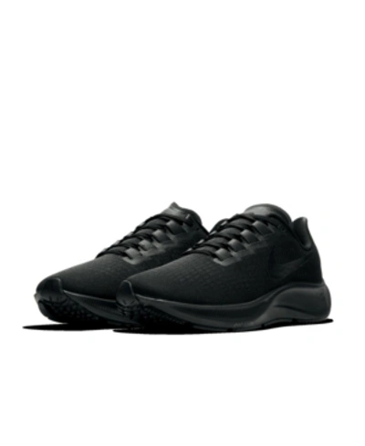 Shop Nike Men's Air Zoom Pegasus 37 Running Sneakers From Finish Line In Black