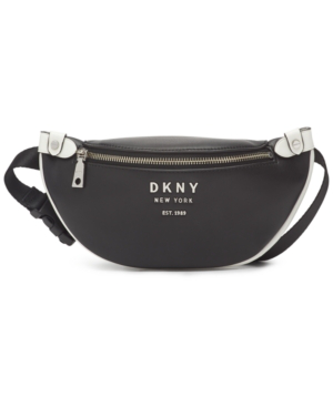 dkny belt bag black