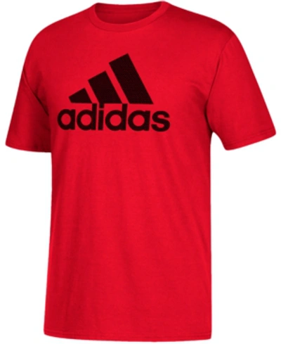 Shop Adidas Originals Adidas Men's Logo T-shirt In Red