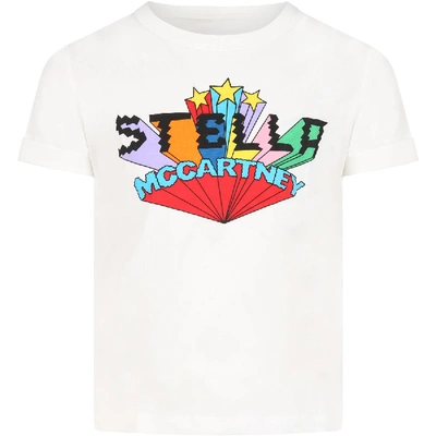 Shop Stella Mccartney White T-shirt For Kids