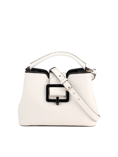 Shop Bally Jorah Top Handle Bag In White
