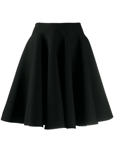 Pre-owned Alaïa 2000s A-line Skirt In Black