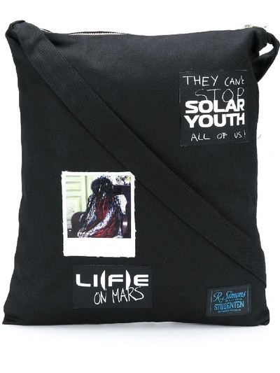 Shop Raf Simons Solar Youth Tote Bag In Black