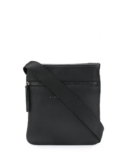 Shop Tommy Hilfiger Essential Messenger Bag In Black