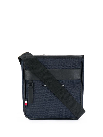 Shop Tommy Hilfiger Essential Messenger Bag In Blue