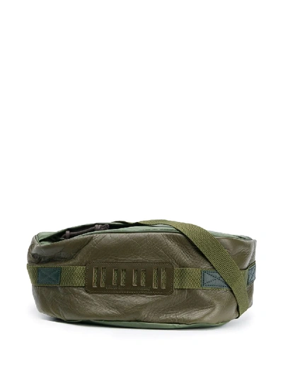 Shop White Mountaineering Panelled Belt Bag In Green