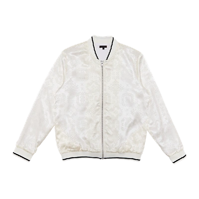 Pre-owned Clot  Silk Baseball Jacket White