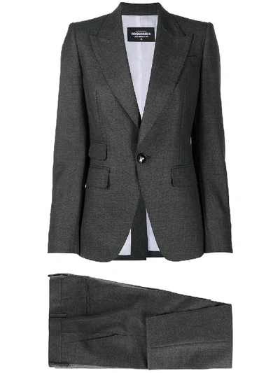 Shop Dsquared2 Straight-fit Suit In Grey