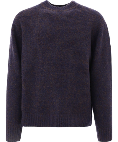 Shop Acne Studios Blue Wool Sweater