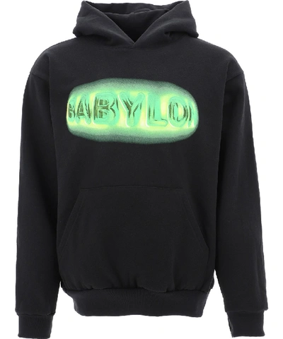 Shop Babylon La Black Cotton Sweatshirt